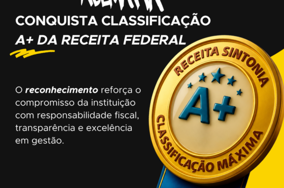 Instituto Ademafia recebe classificação “A+” em programa da Receita Federal