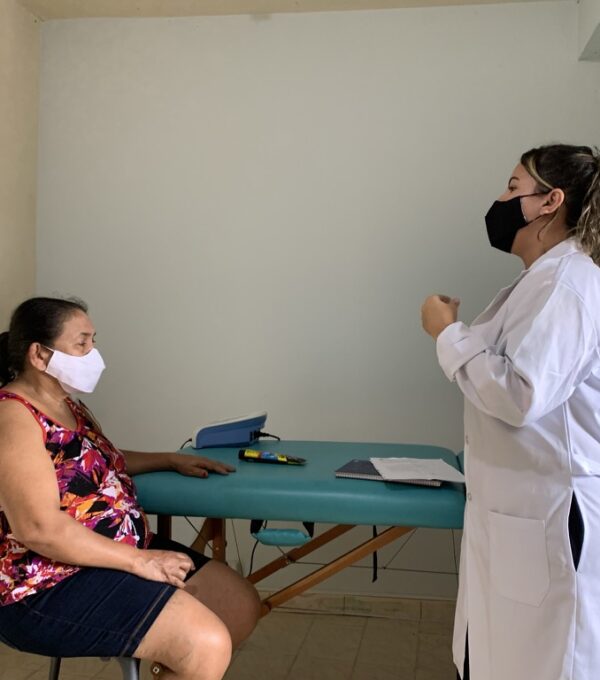 Ações de saúde com atendimento